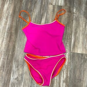 Sea Folly fuchsia Tankini